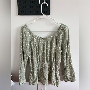 off the shoulder blouse